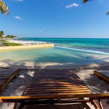 Angelina 28 Beachfront And Family Apartments - Modern And Relaxing Long Stays - 20 Min From Cancun Airport Puerto Morelos Eksteriør billede